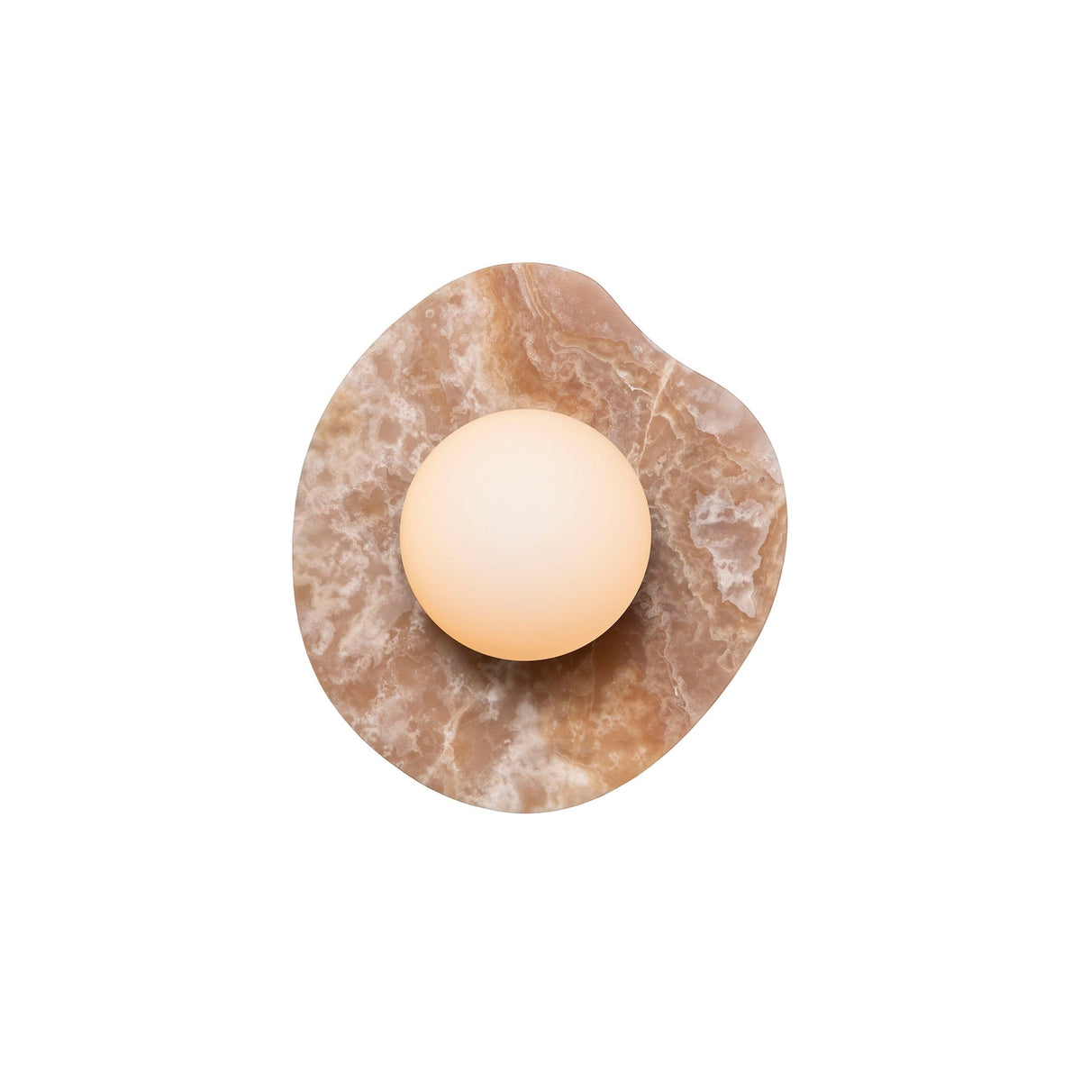 Organic Modern Onyx Nopal Wall Sconce — AL-ST0104 — product view 4