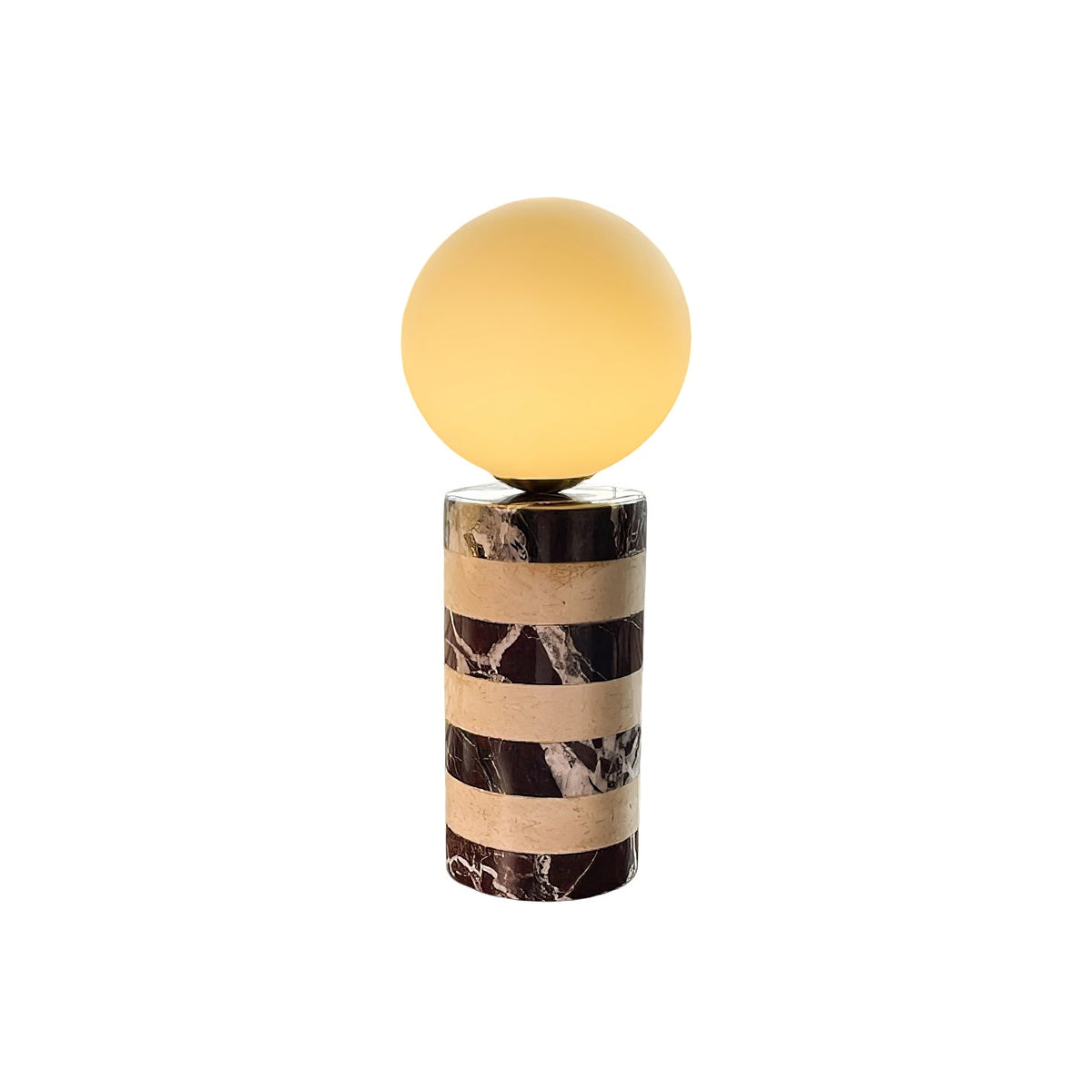 ARDEN LUME ST0107 — D 15cm x H 32cm / ∅ 5.9″ x H 12.6″; Brown & White