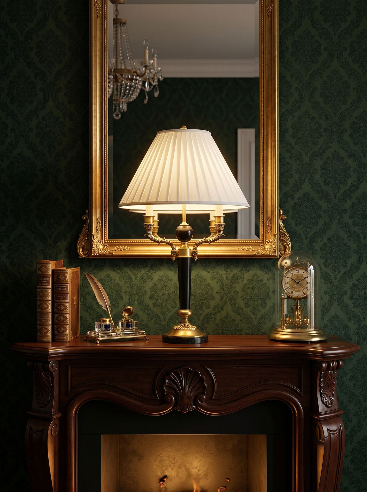 Ellender Marble Table Lamp — AL-ST0110 — product view 2