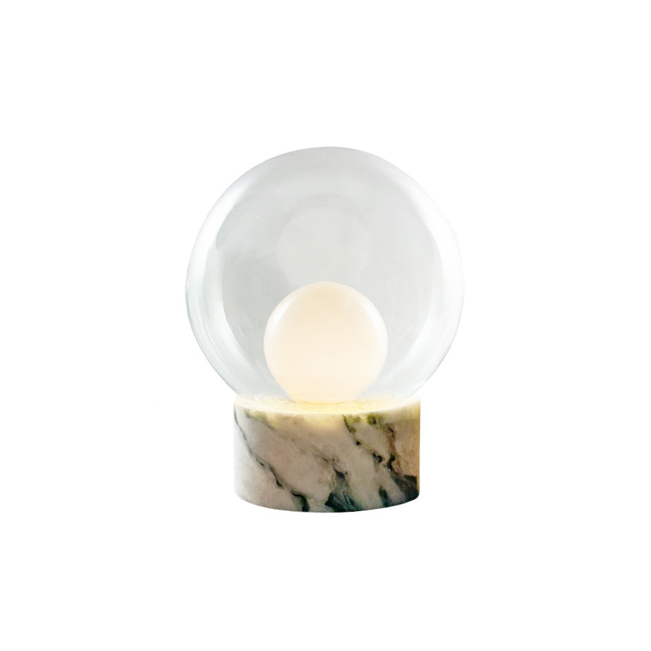 Boule Marble Table Lamp with Glass Shade — AL-ST0124 — product view 3