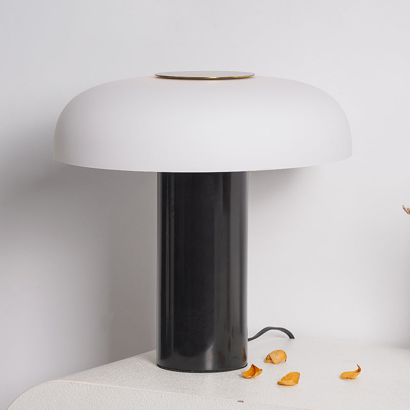 Tropico Marble LED Table Lamp — D 36cm x H 32cm / ∅ 14.2″ x H 12.6″ (warm light); Black & White