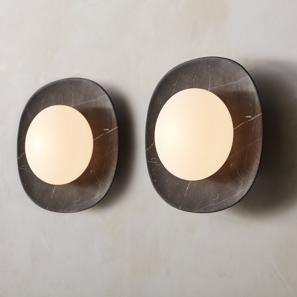 Naga Marble LED Wall Sconce — AL-ST0128 — product view 3