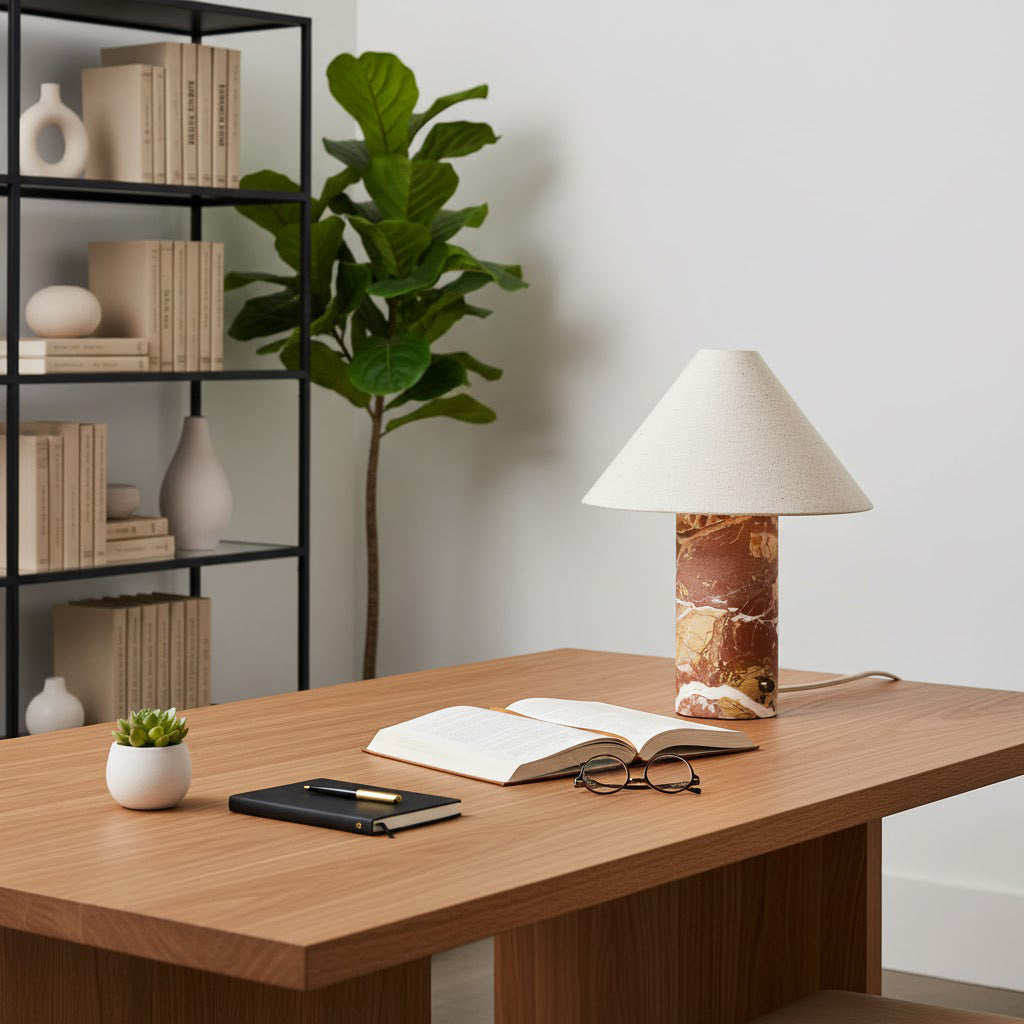Chez Minimalist Marble Table Lamp — AL-ST0129 — product view 3