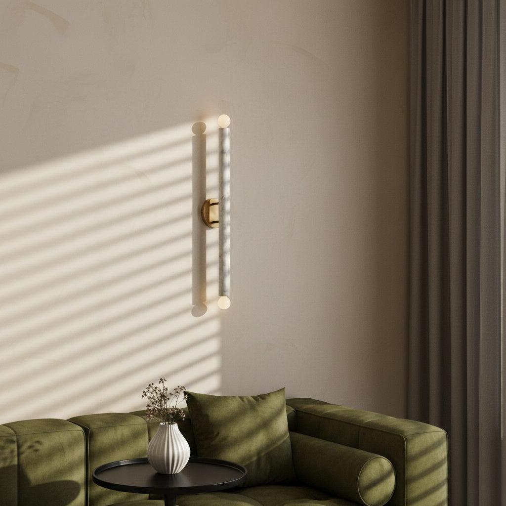 Callaway Minimalist Marble Wall Sconce — AL-ST0133 — product view 2