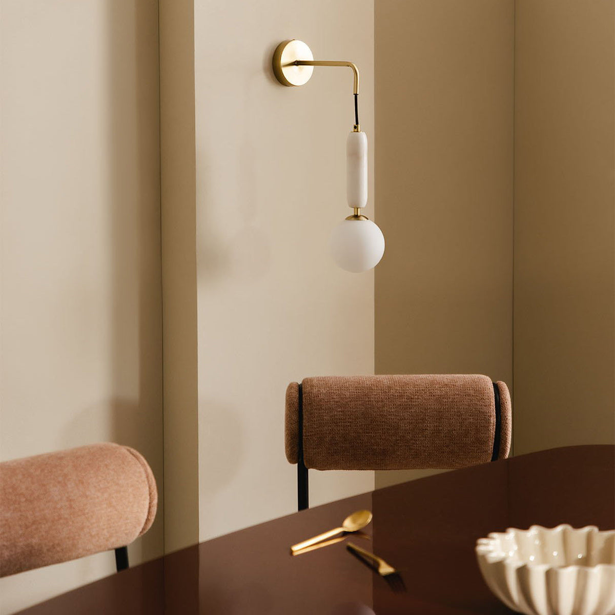 Valenes Marble Wall Sconce — AL-ST0134 — product view 1