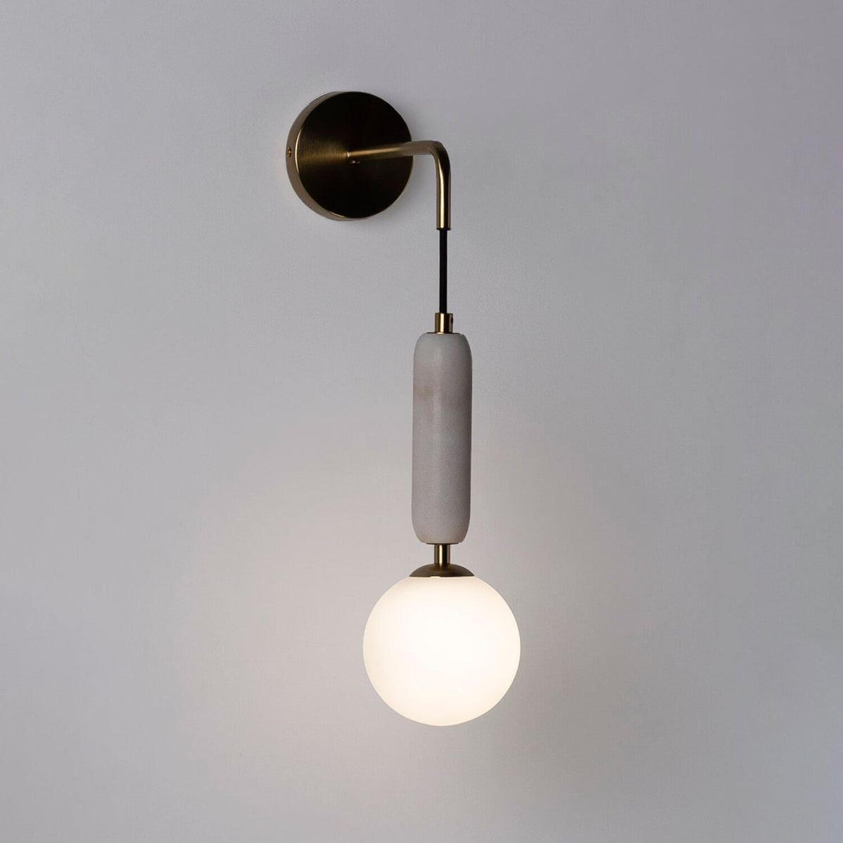 Valenes Marble Wall Sconce — AL-ST0134 — product view 3