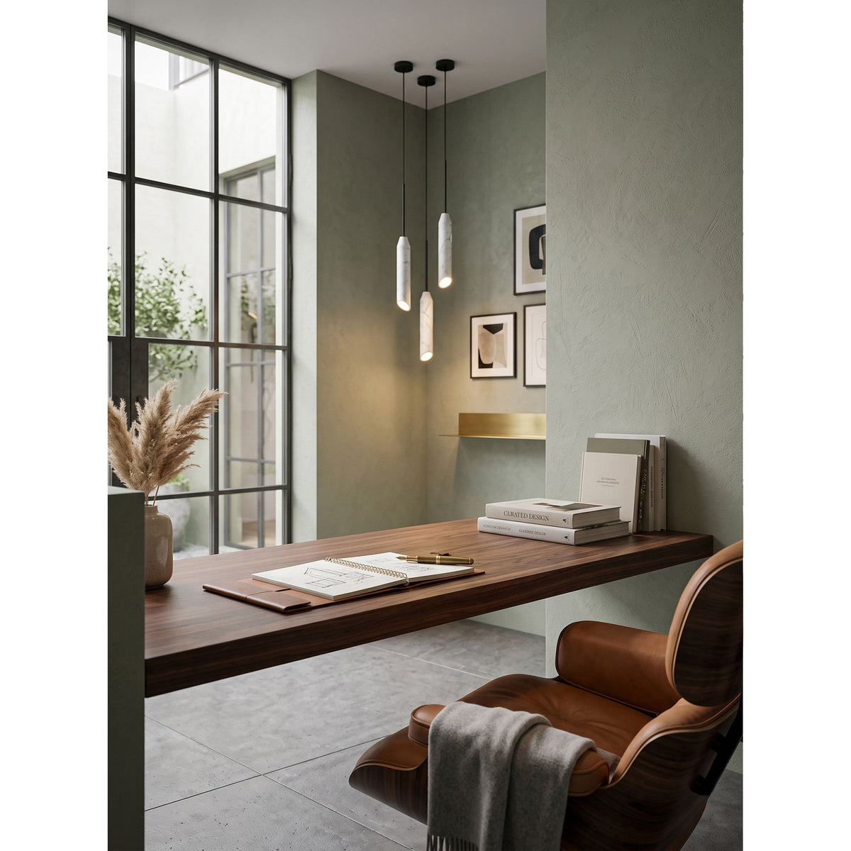 Carnival Minimalist Marble Pendant Light — AL-ST0148 — product view 3