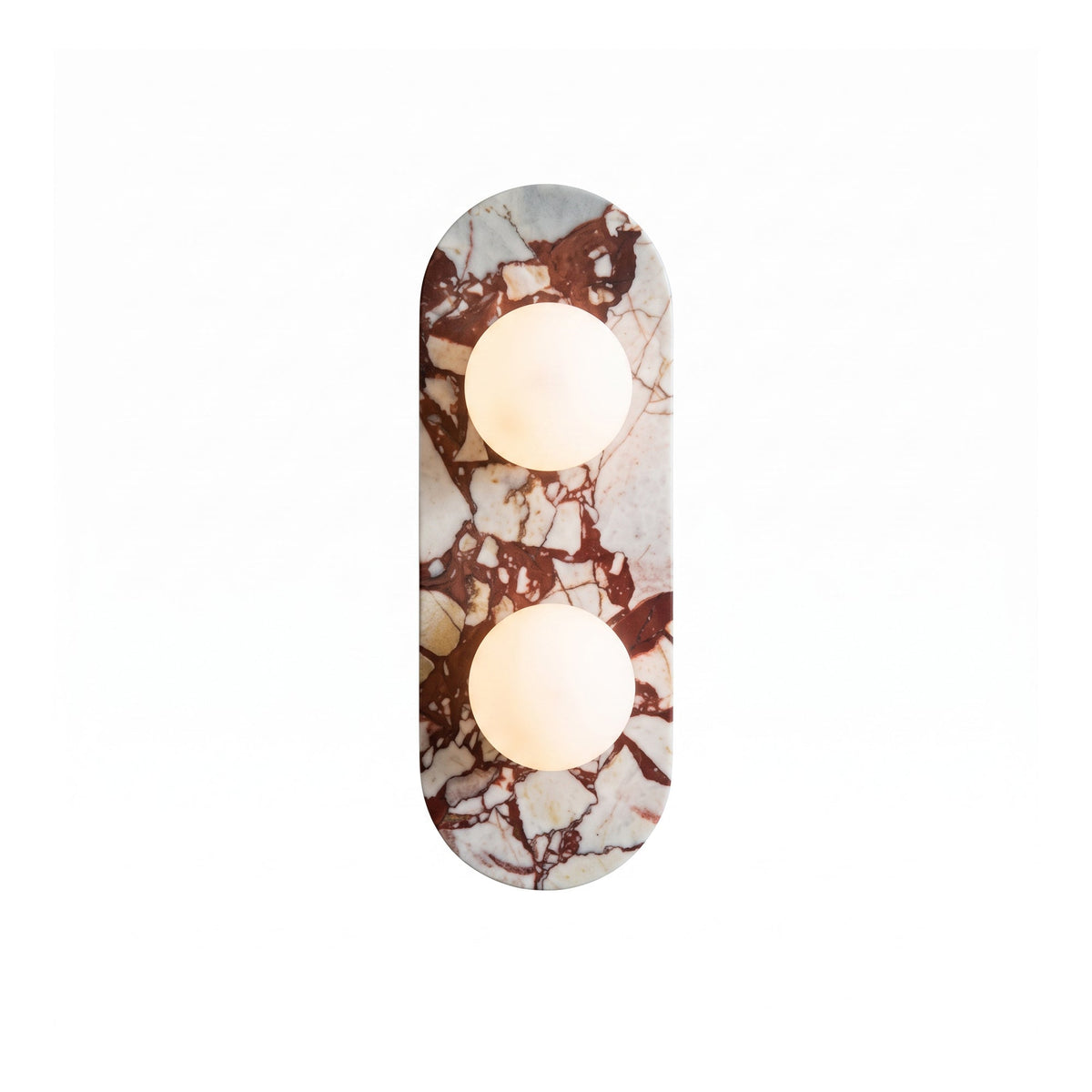 Gramercy Marble Globe Wall Sconce — AL-ST0157 — product view 3