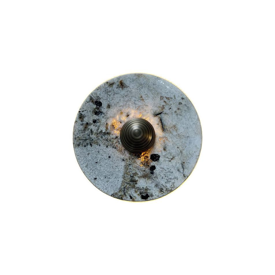 Lucie Round Marble LED Wall Sconce — AL-ST0159 — product view 3