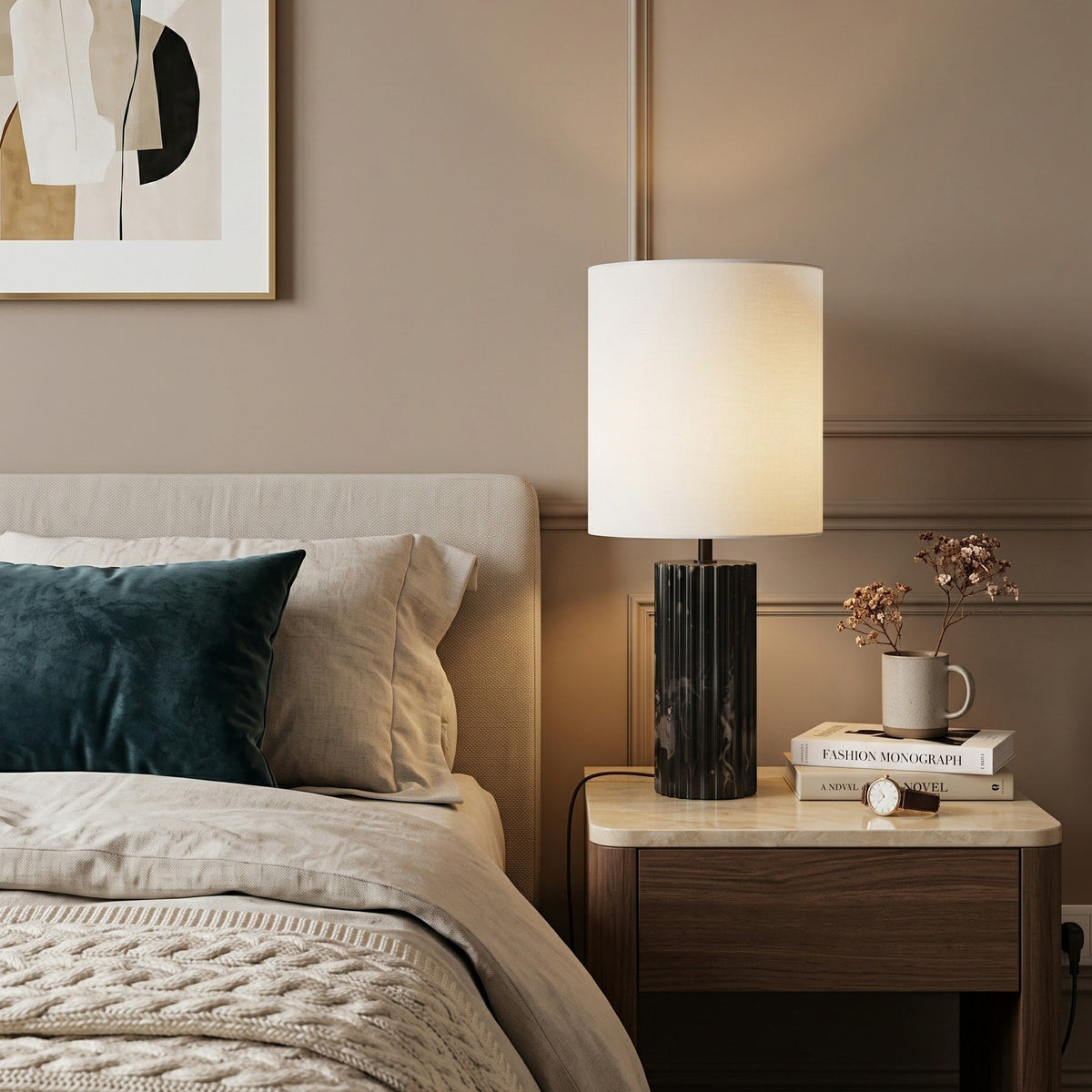 Noveris Minimalist Marble Table Lamp — AL-ST0161 — product view 1
