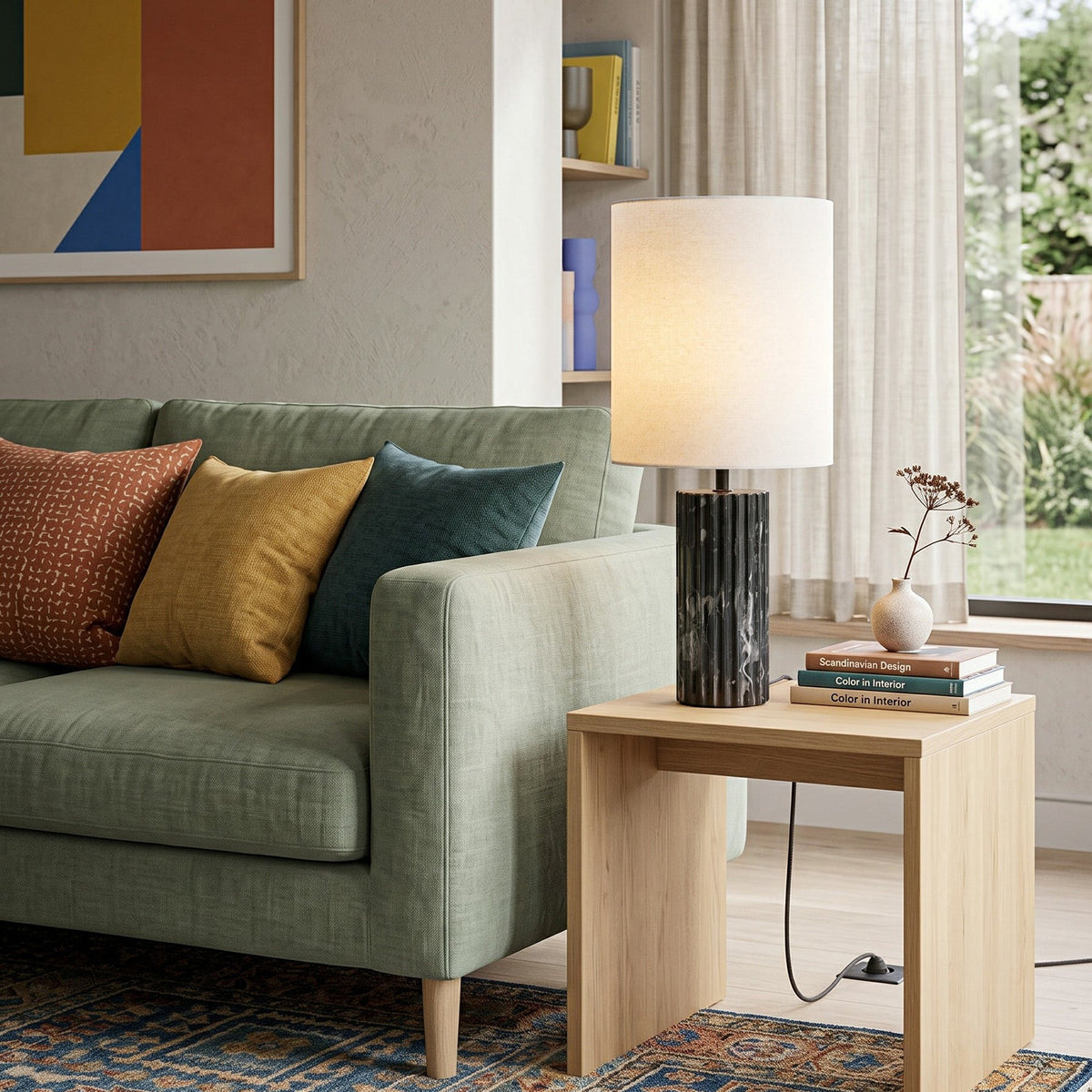 Noveris Minimalist Marble Table Lamp — AL-ST0161 — product view 2