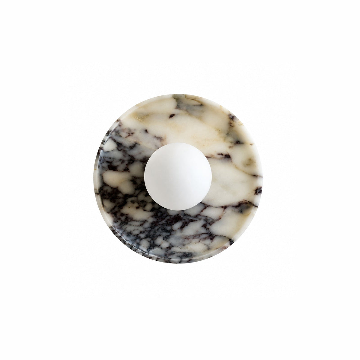Marvielle Marble Onyx Globe Wall Sconce — AL-ST0163 — product view 3