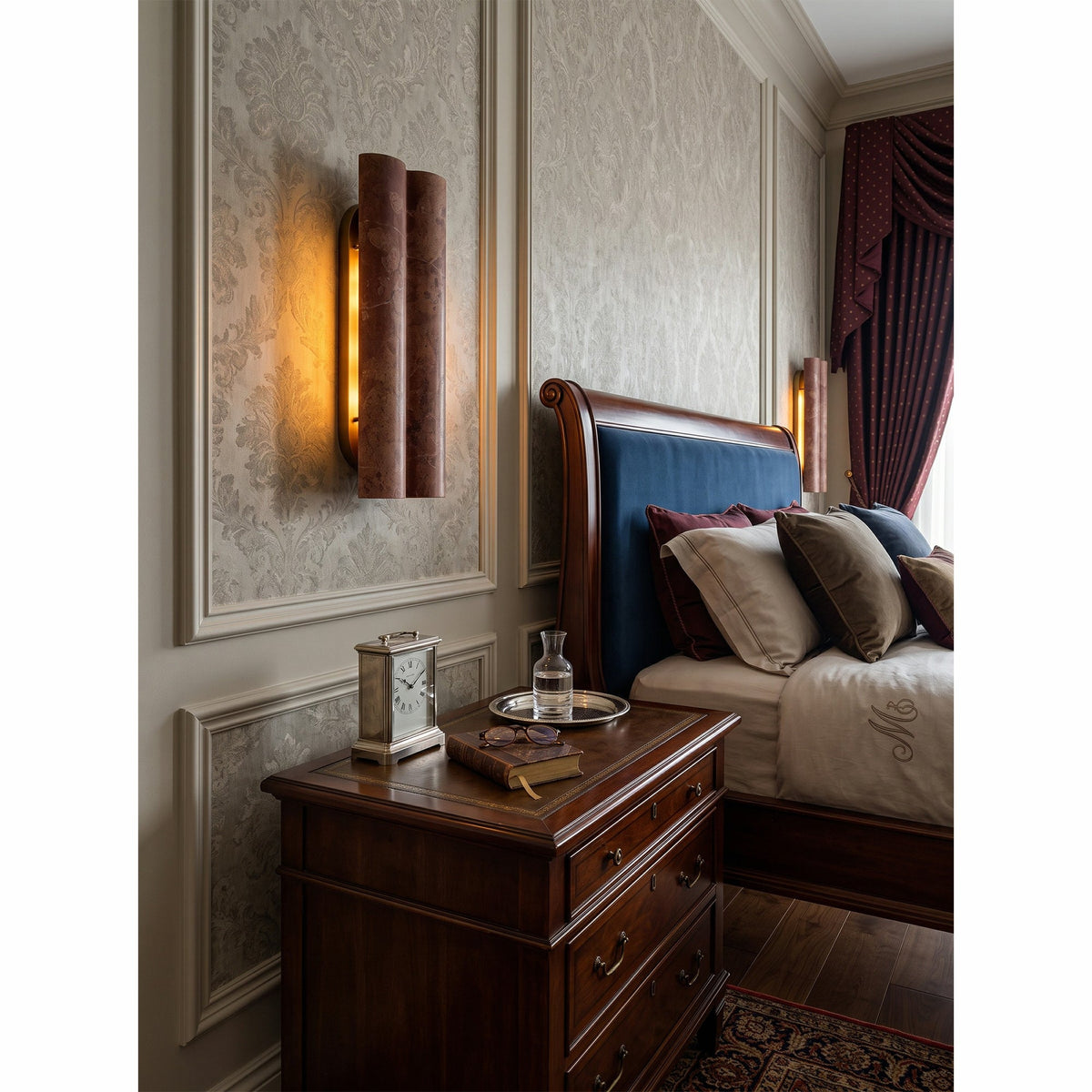 Rovara Marble LED Wall Sconce — AL-ST0165 — product view 2