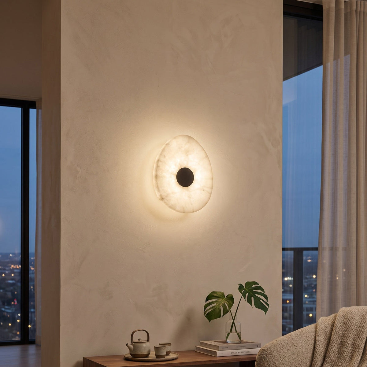 Korvix Marble LED Wall Sconce — AL-ST0170 — product view 1