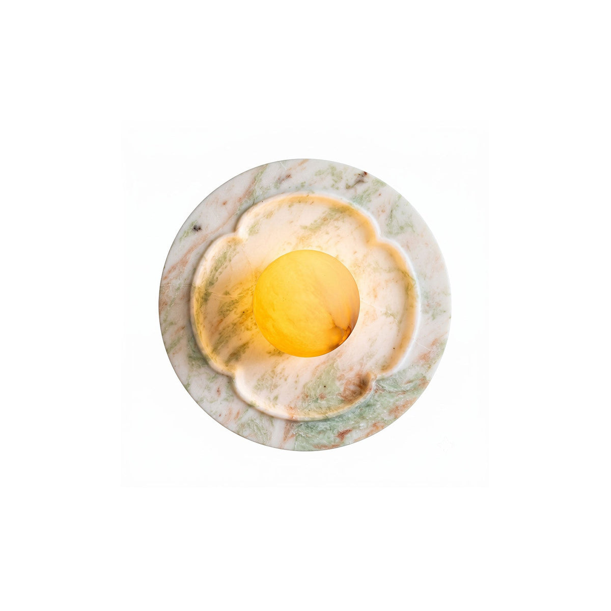Camellia Organic Modern Marble Wall Sconce — AL-ST0171 — product view 4