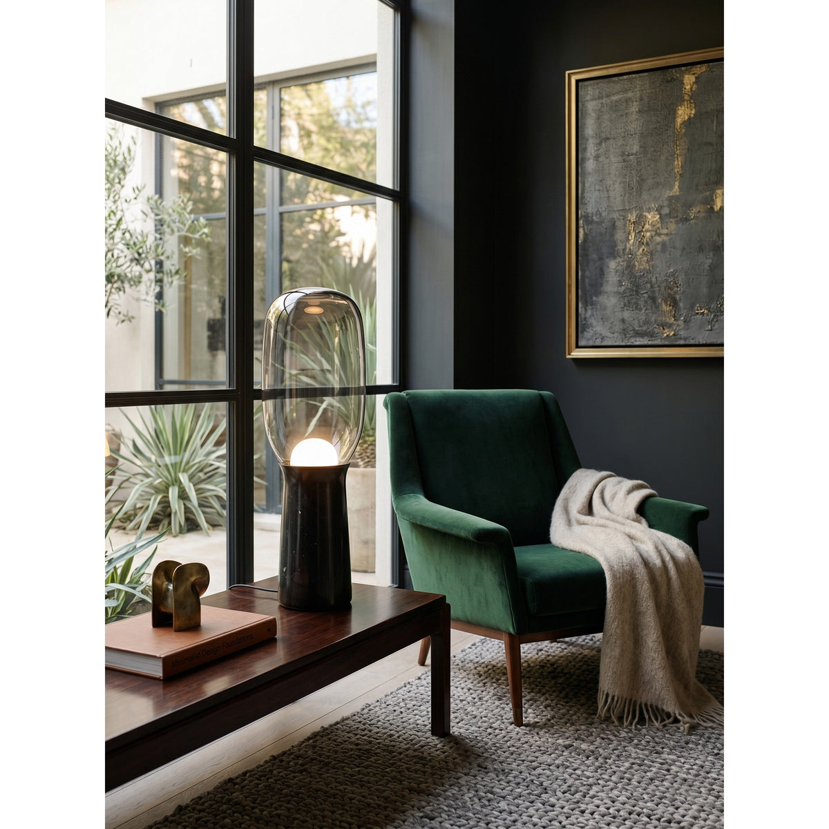 Torch Marble LED Floor Lamp — AL-ST0183 — product view 3