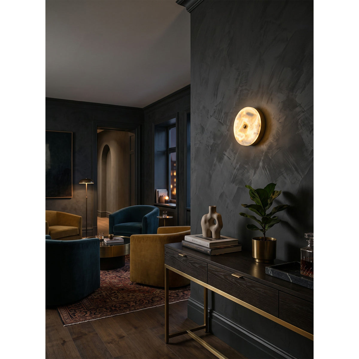 Beran Marble LED Wall Sconce — AL-ST0197 — product view 1
