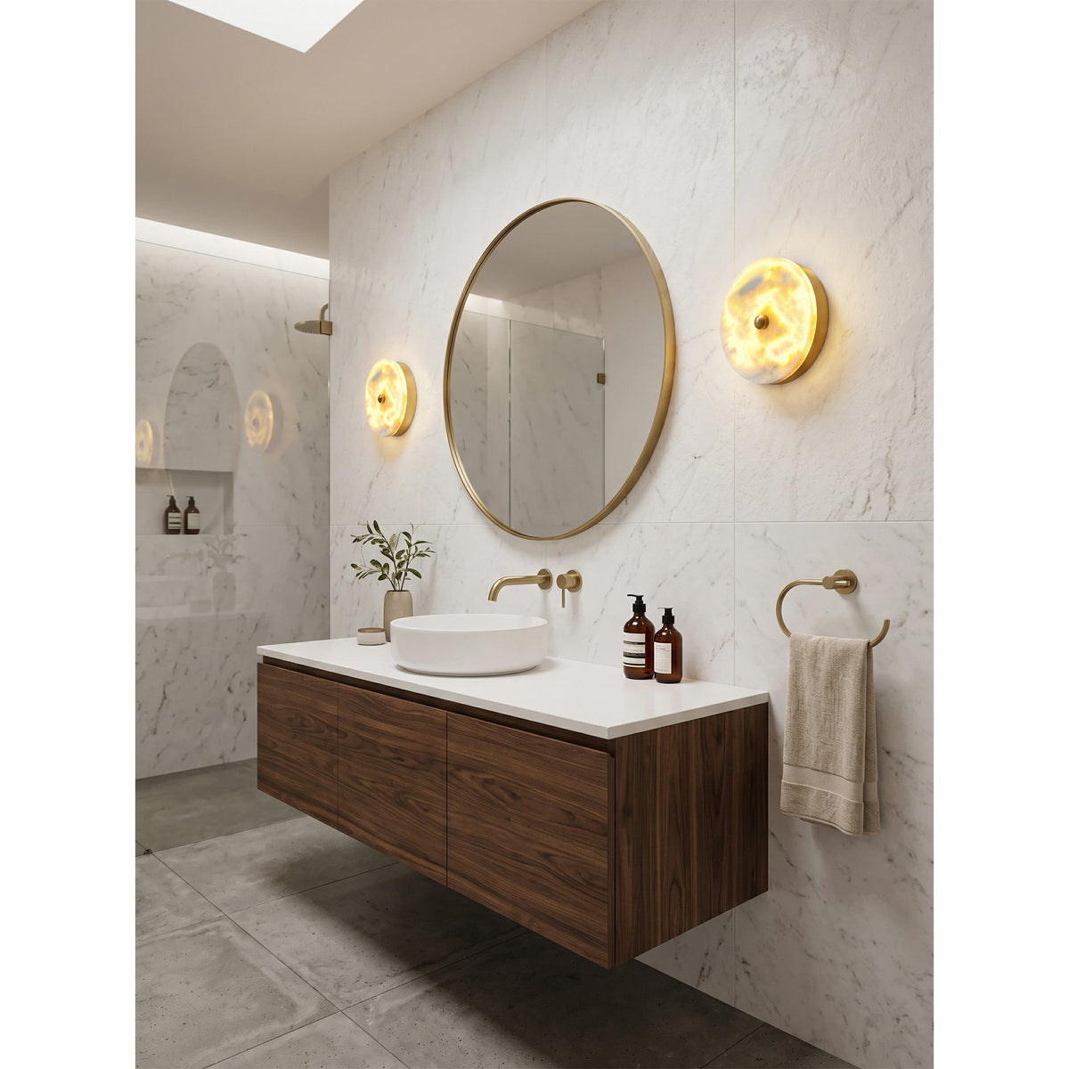 Beran Marble LED Wall Sconce — AL-ST0197 — product view 3