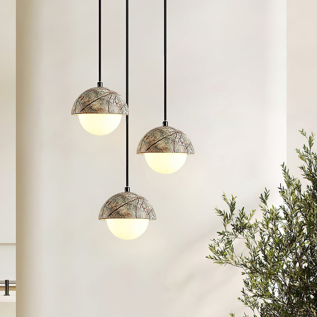 Kauri Marble Pendant Light — AL-ST0202 — product view 2
