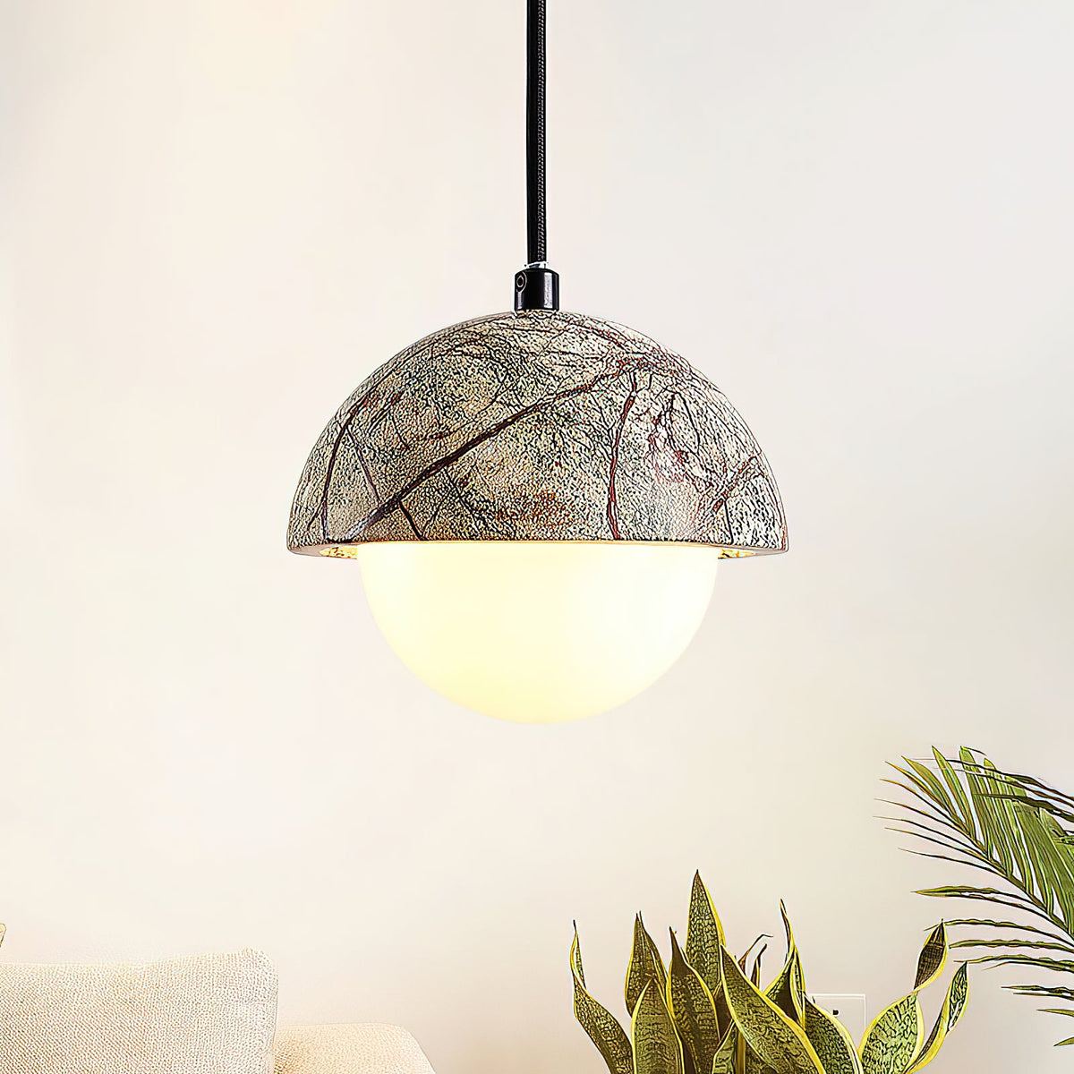 Kauri Marble Pendant Light — AL-ST0202 — product view 3