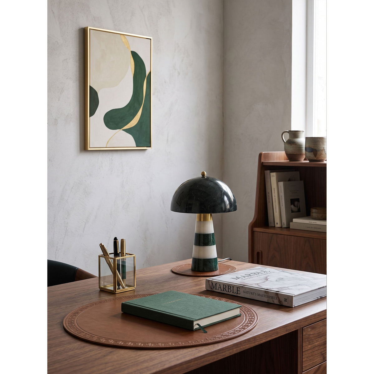 Hed Art Deco Marble Table Lamp — AL-ST0205 — product view 2