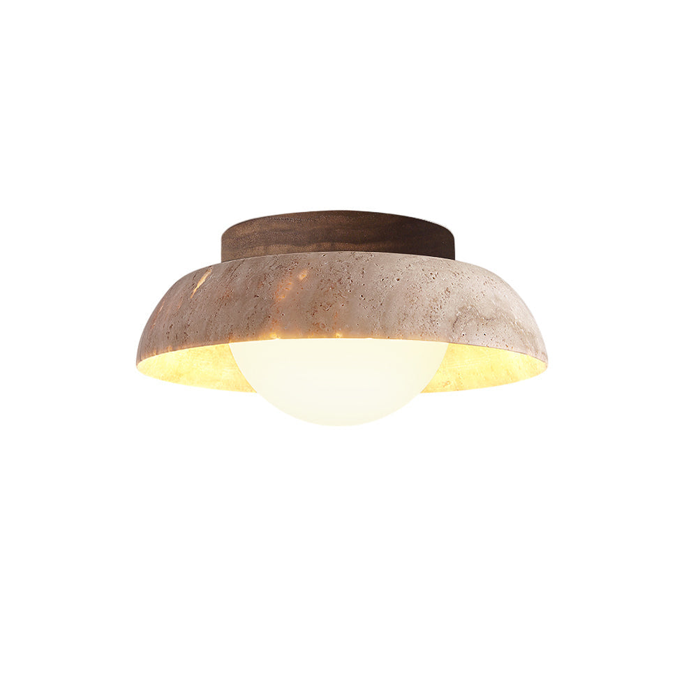 Piedra Travertine LED Ceiling Light — AL-ST0217 — product view 3