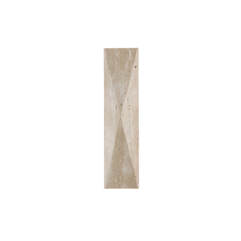 Tropez Japandi Travertine Wall Sconce — AL-ST0218 — product view 4