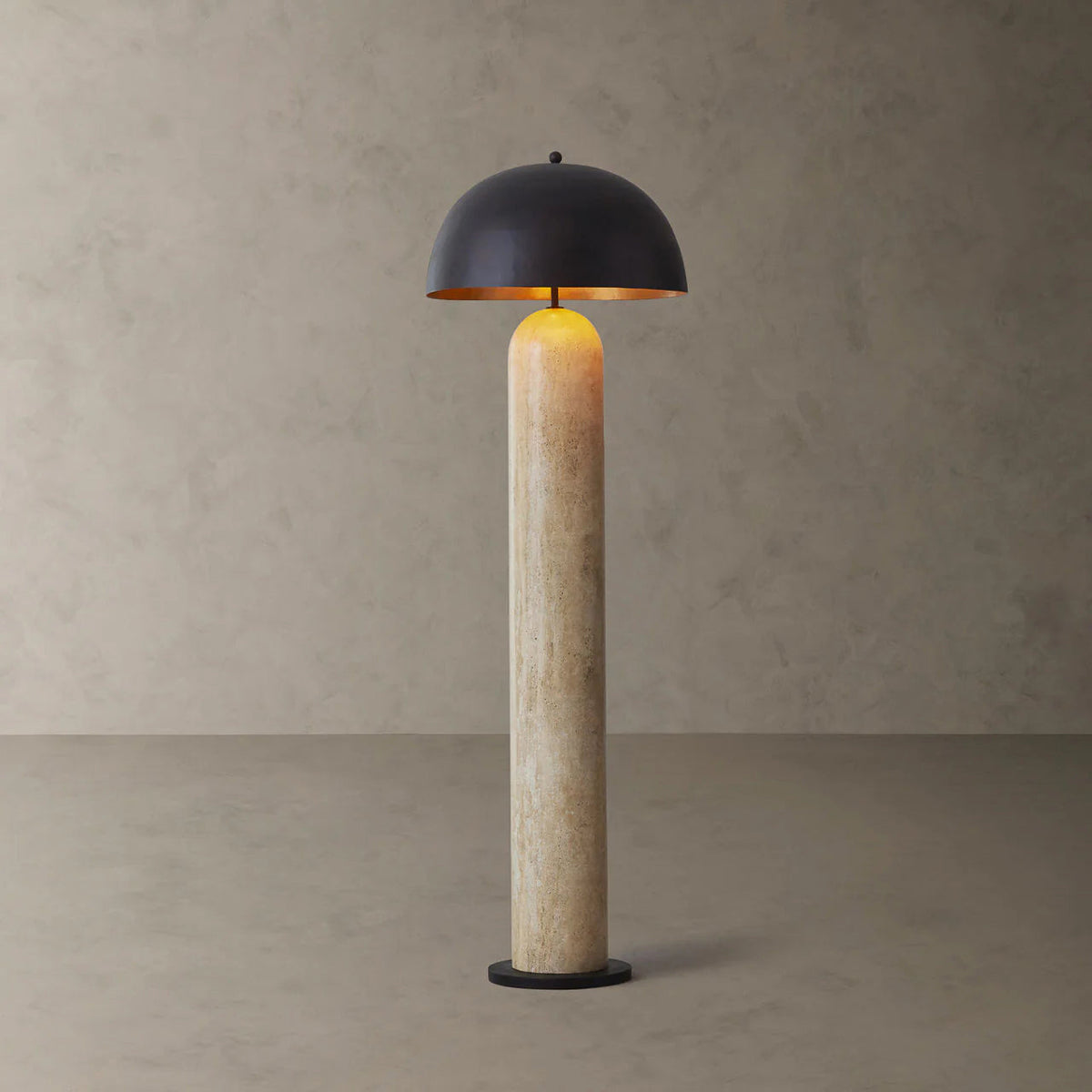 Portia Travertine Floor Lamp — AL-ST0243 — product view 1