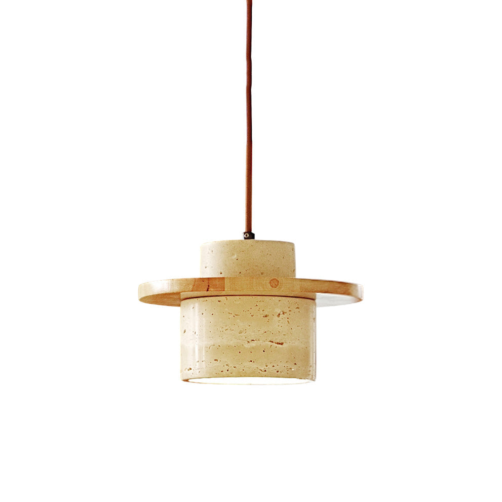 Stonova Duo Travertine Pendant Light — AL-ST0245 — product view 4