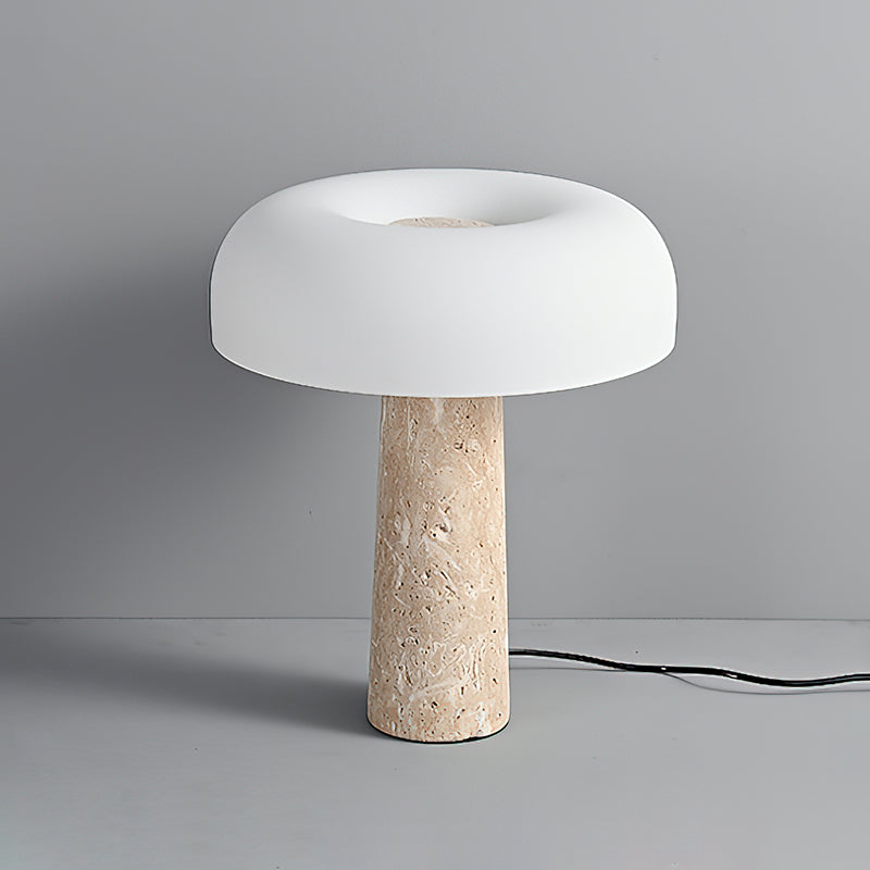 ARDEN LUME ST0248 — D 32cm x H 40cm / ∅ 12.6″ x H 15.7″; Beige & White