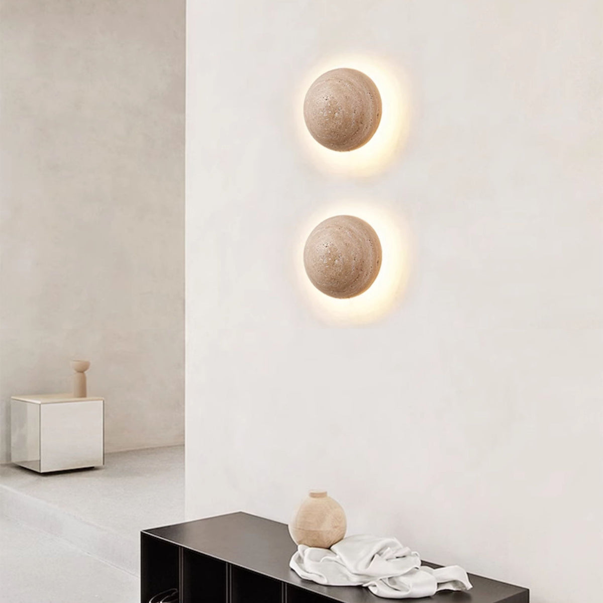 Ora Stone LED Wall Sconce — AL-ST0257 — product view 1