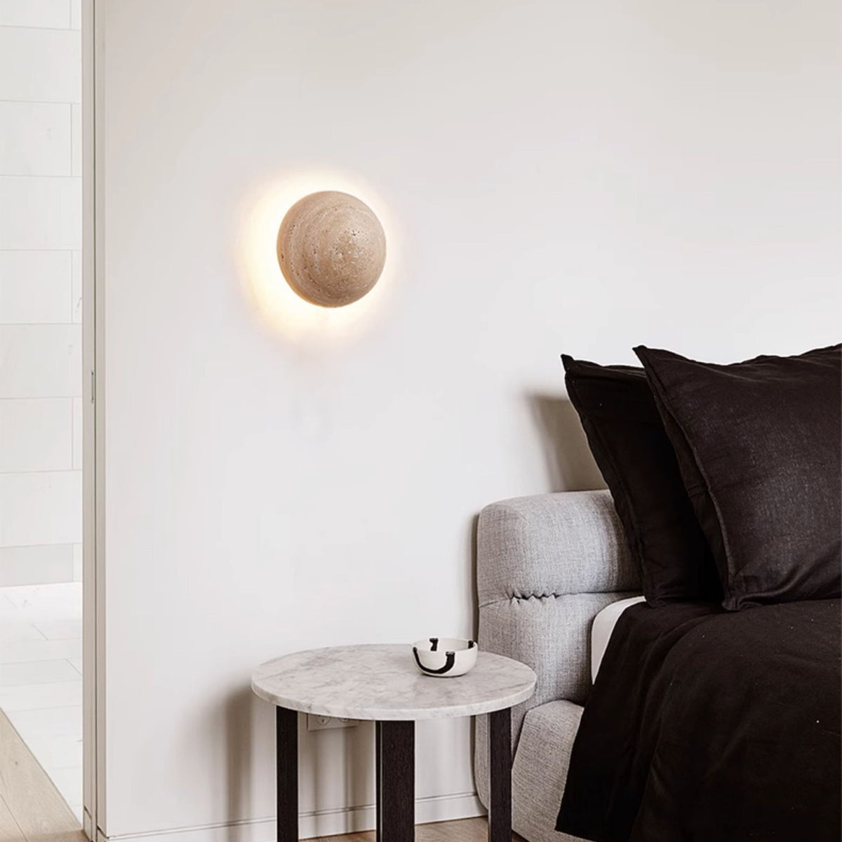 Ora Stone LED Wall Sconce — AL-ST0257 — product view 2