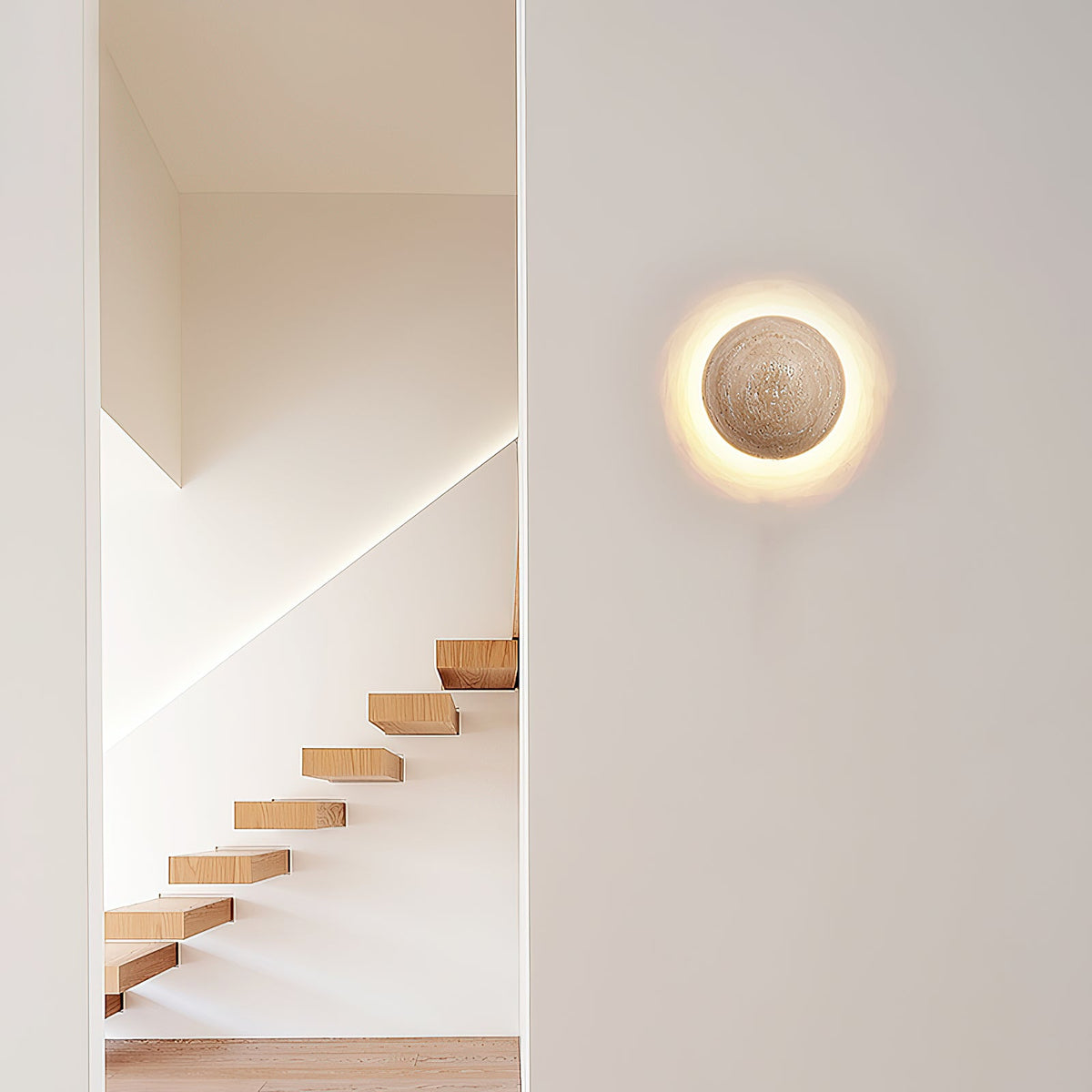 Ora Stone LED Wall Sconce — AL-ST0257 — product view 3