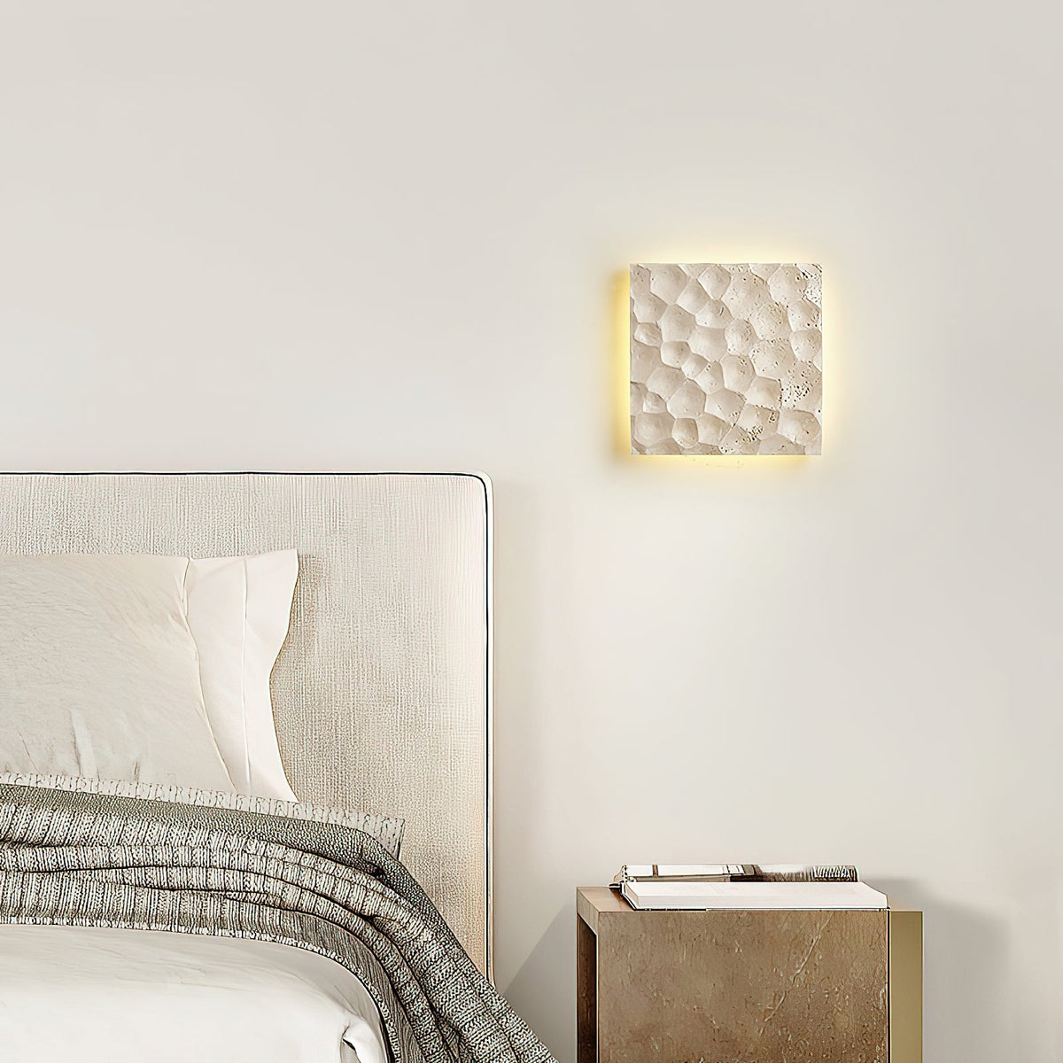 Modular Panel Travertine LED Wall Sconce — AL-ST0274 — product view 2