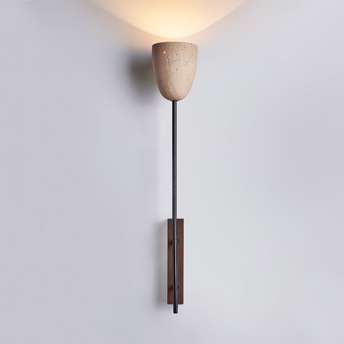 Ausband Travertine Wall Sconce — AL-ST0277 — product view 2