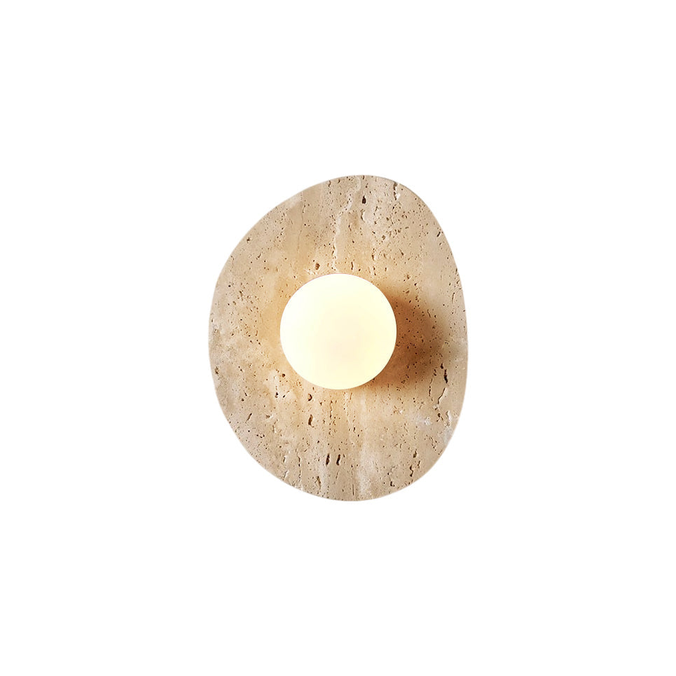 Element Japandi Travertine Wall Sconce — AL-ST0283 — product view 4