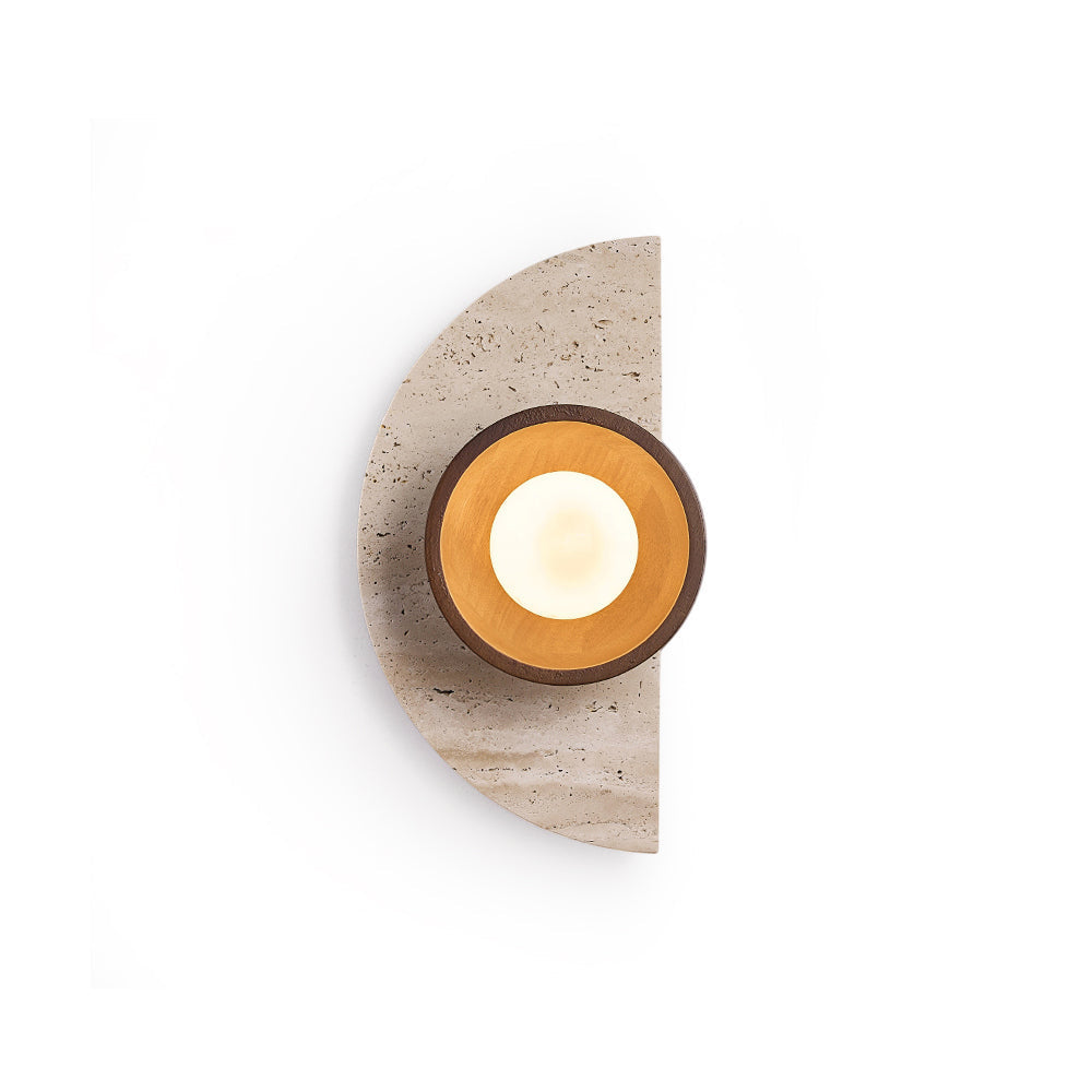 Ambiance Travertine Wall Sconce — AL-ST0284 — product view 3