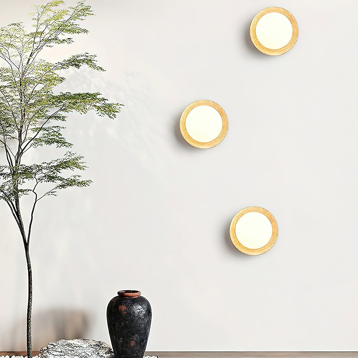 Eala Travertine LED Wall Sconce — AL-ST0289 — product view 1