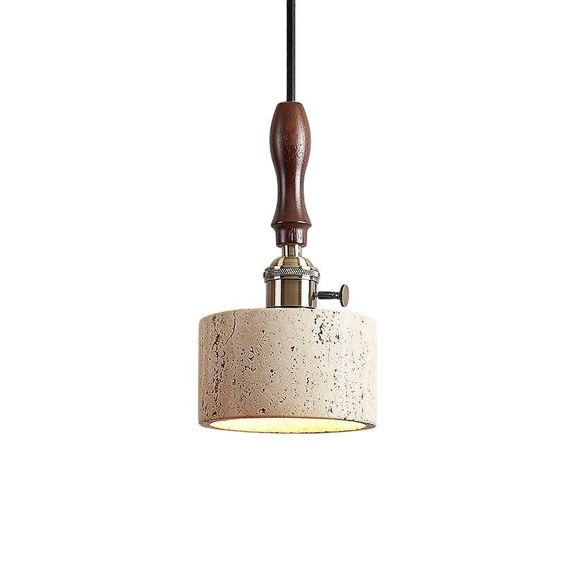 Franciska Travertine Pendant Light — AL-ST0290 — product view 4