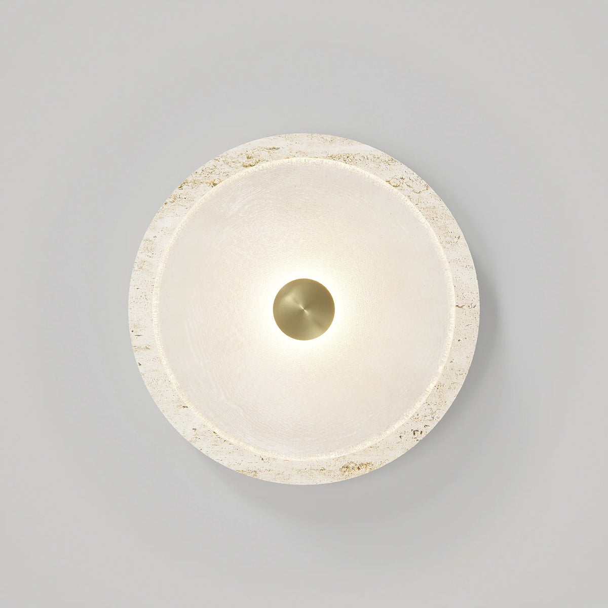 Coral Travertine LED Wall Sconce — AL-ST0291 — product view 1