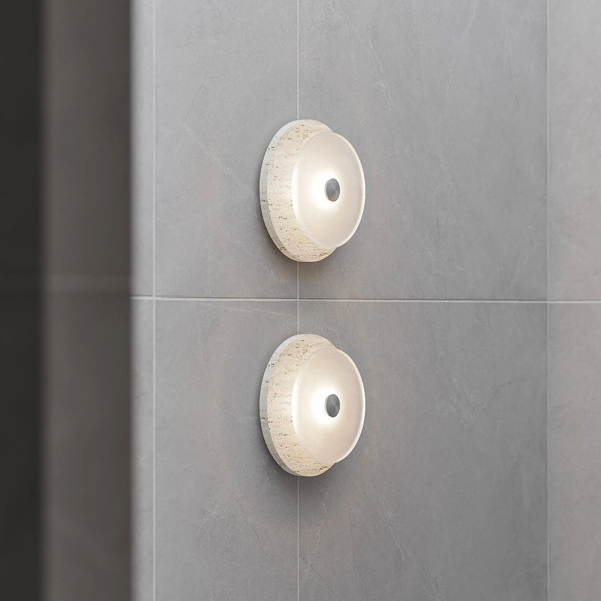 Coral Travertine LED Wall Sconce — AL-ST0291 — product view 2