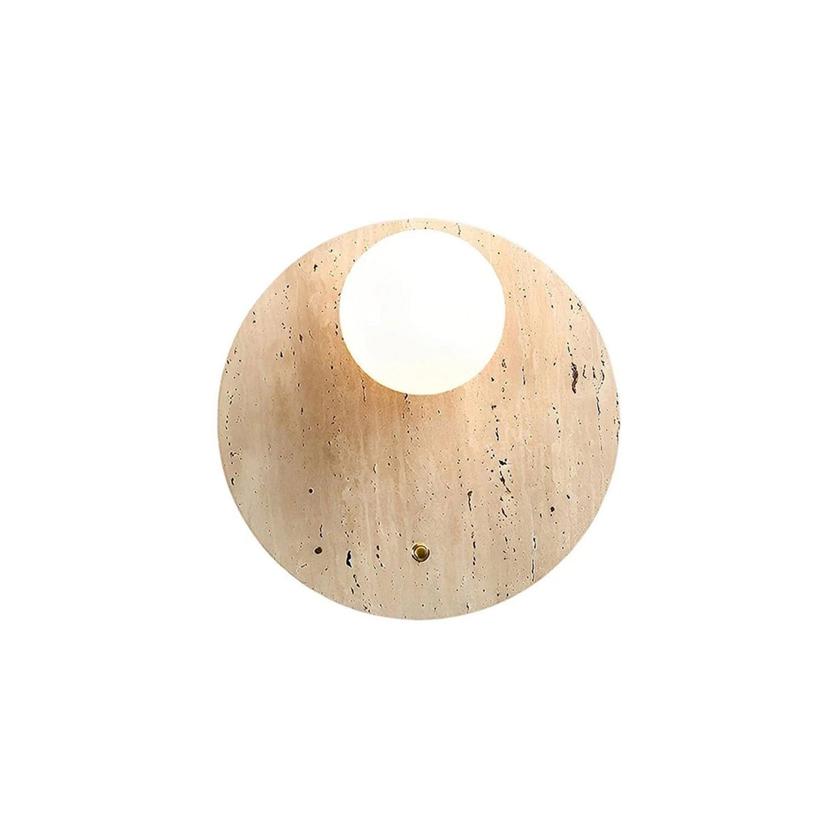Wabi Japandi Travertine Wall Sconce — AL-ST0295 — product view 4