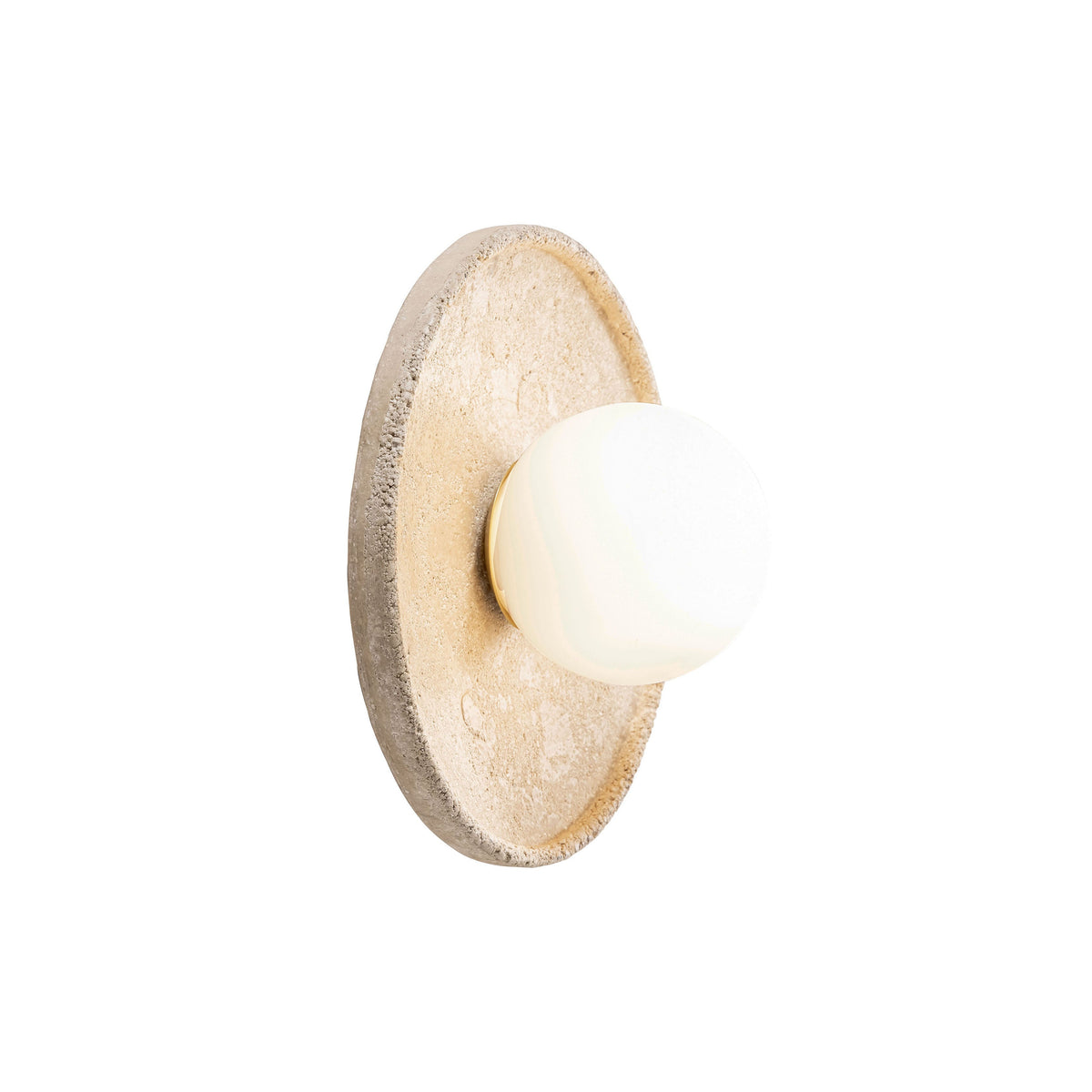 Riley Japandi Travertine Wall Sconce — AL-ST0301 — product view 4