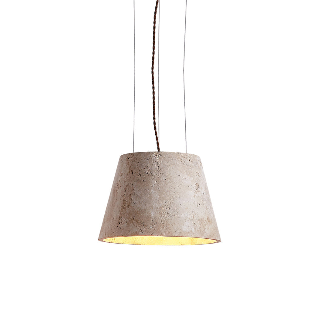 Talma Travertine Pendant Light — AL-ST0306 — product view 4