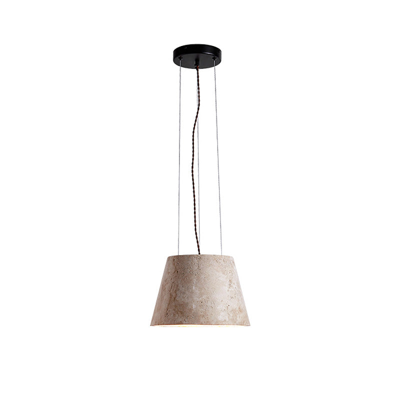 Talma Travertine Pendant Light — Beige