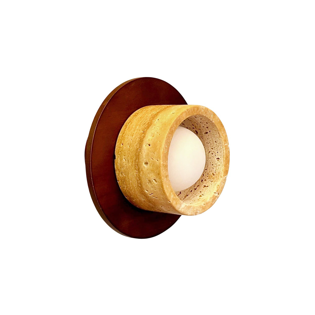 Logatec Japandi Travertine Wall Sconce — AL-ST0307 — product view 4