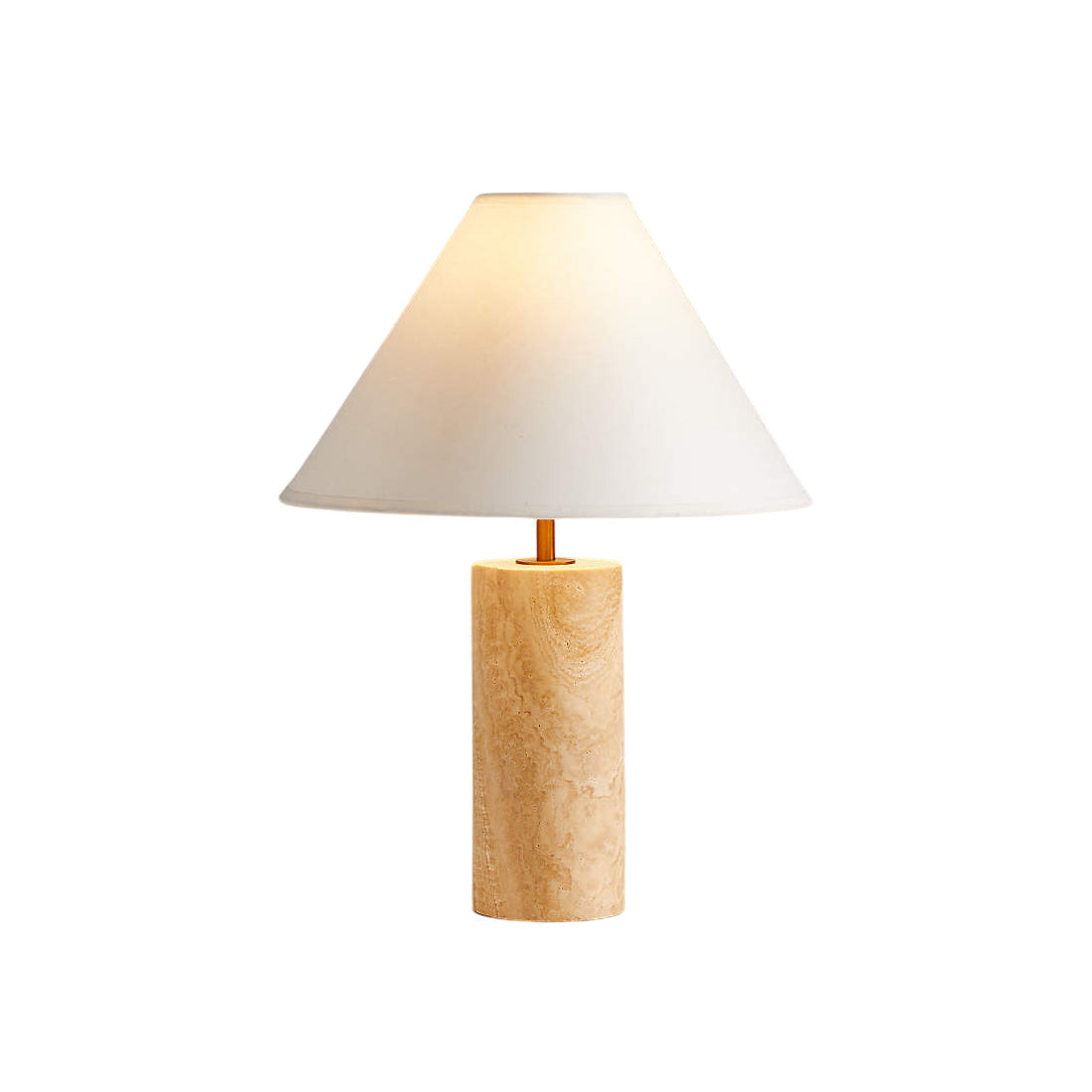 Navagio Japandi Travertine Table Lamp — AL-ST0313 — product view 4
