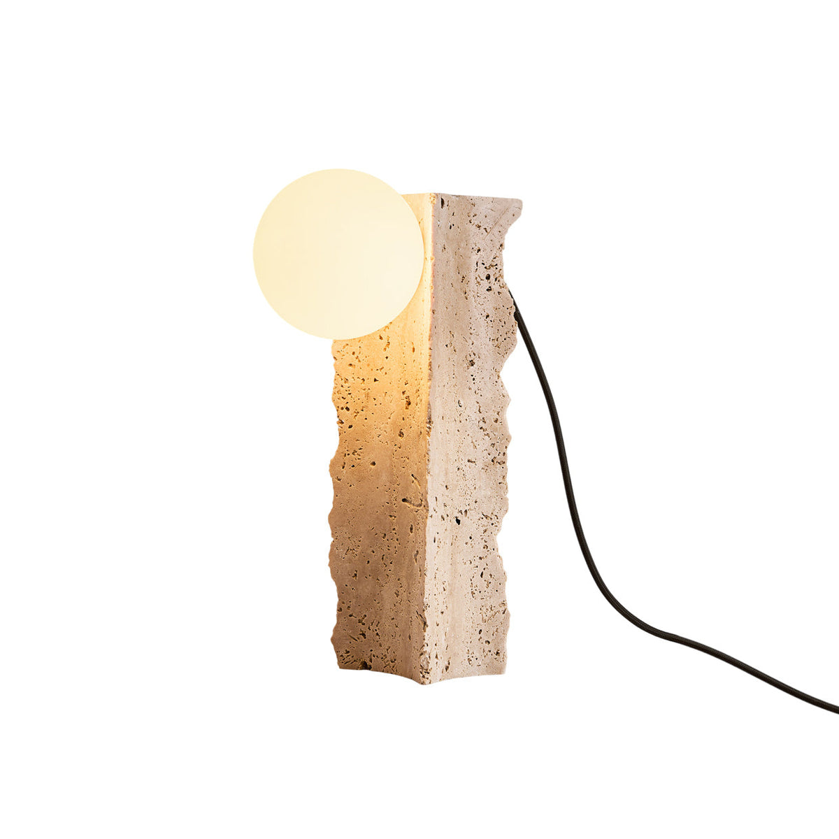 Conduit Wabi-Sabi Travertine Table Lamp — AL-ST0316 — product view 4