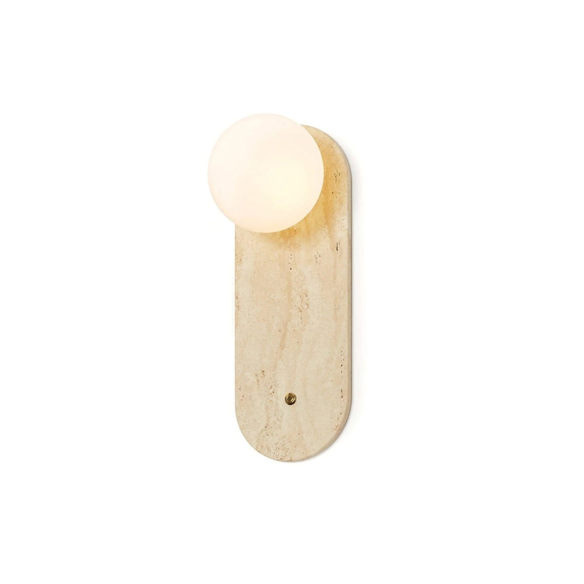 Lia Japandi Travertine Wall Sconce — AL-ST0327 — product view 4