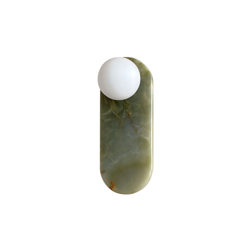Lucie Organic Modern Onyx Wall Sconce — AL-ST0334 — product view 3